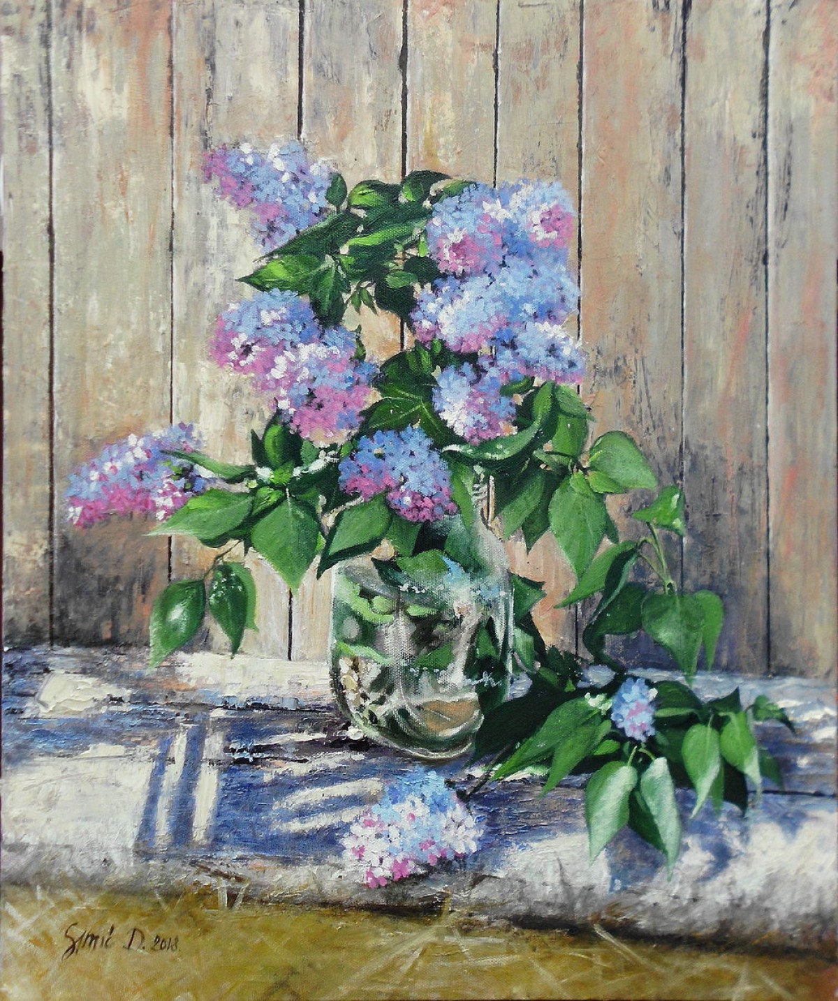 Lillac- oil on canvas 50x60cm