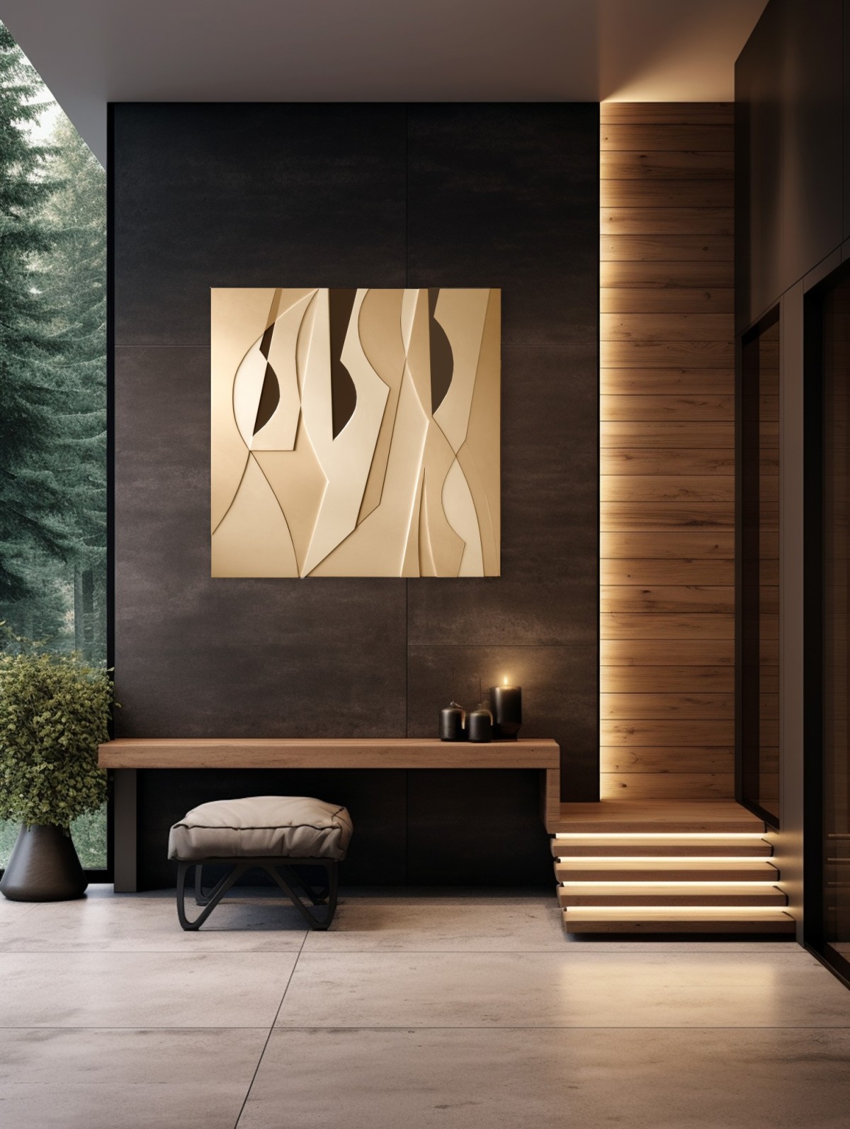 Elementary wall relief 05