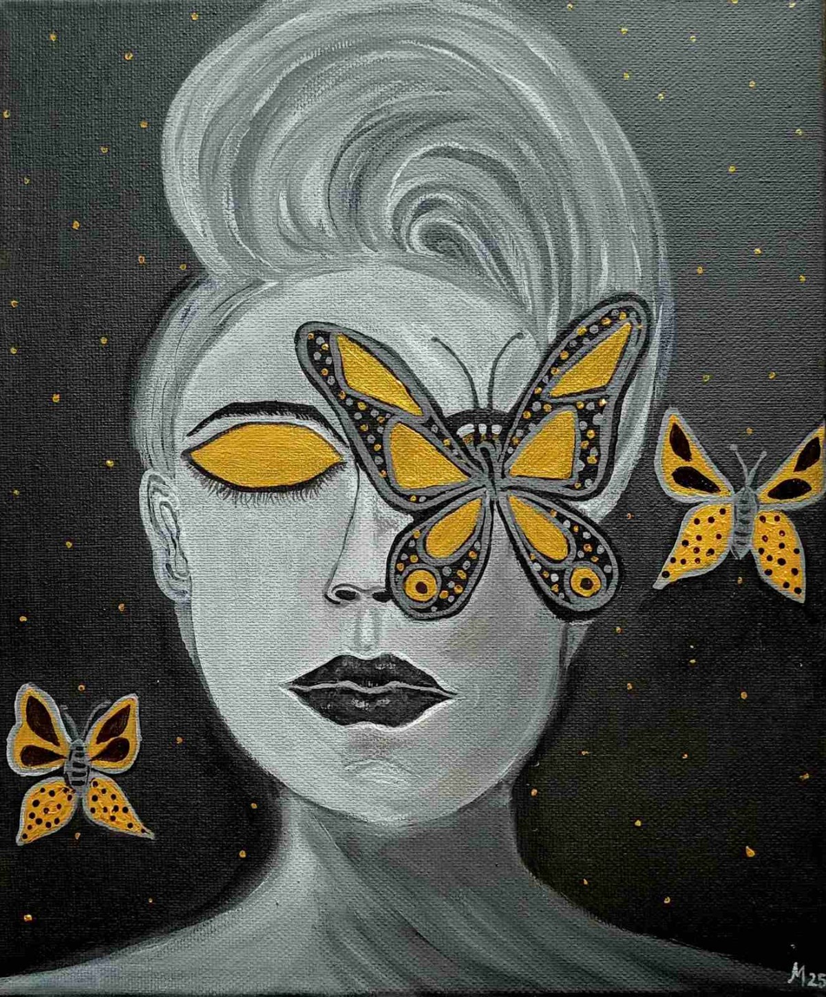 Girl with a mask