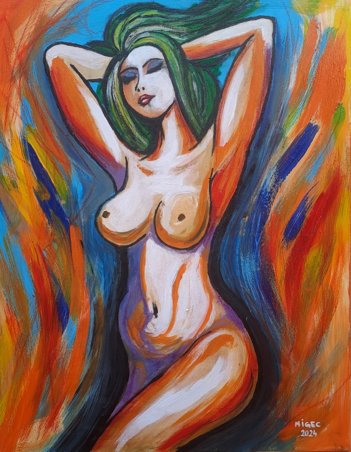 GREEN-HAIRED VENUS
