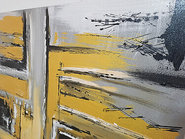 Nº - 7 - Abstraction 11, painting Migec Art