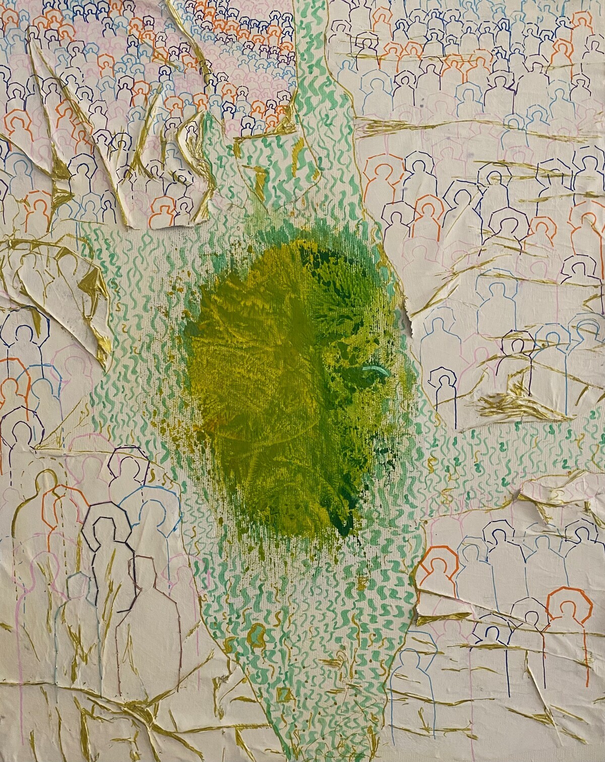 A speck in the crowd