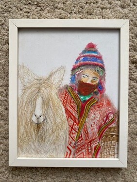 A girl and a llama by Marija VisualArtist