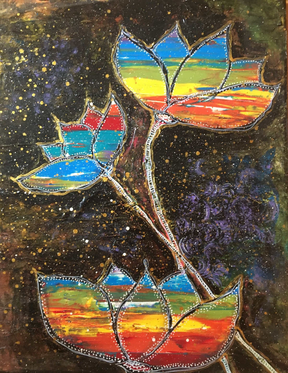 Three flowers