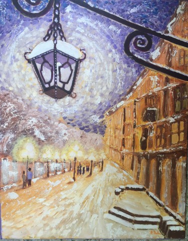 Winter Night by Mirjana Dokmanović