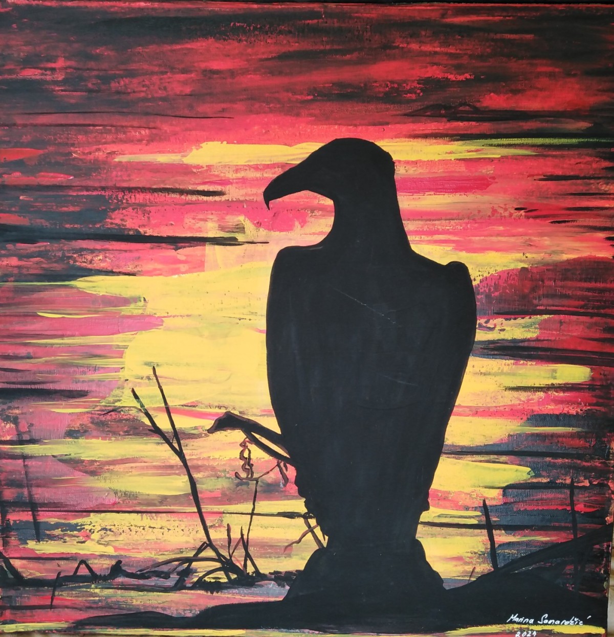 At dusk