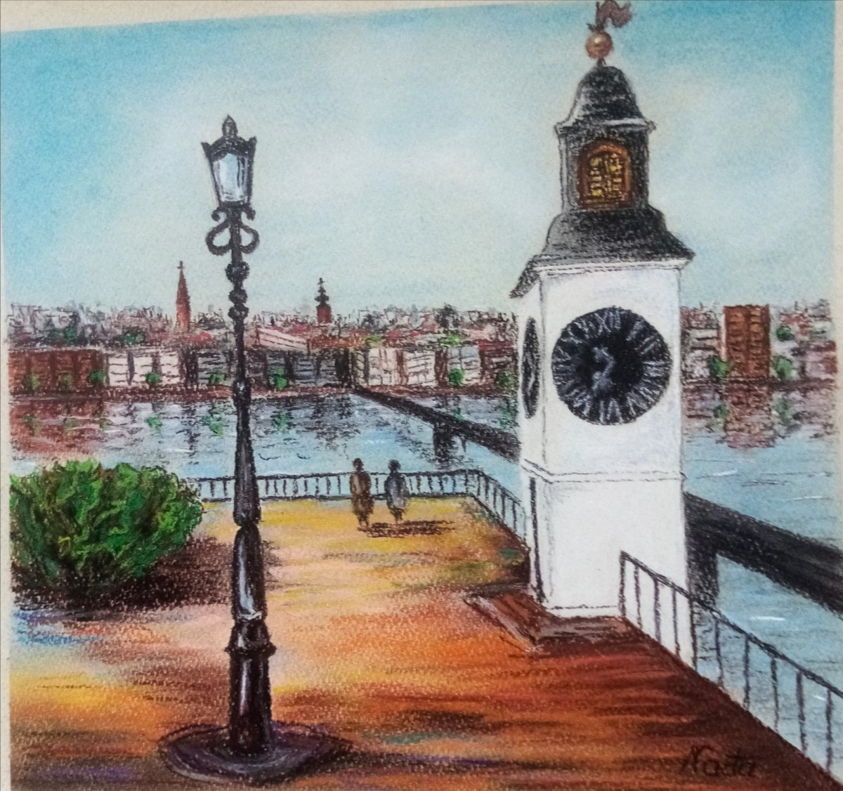 Novi Sad and the clock tower