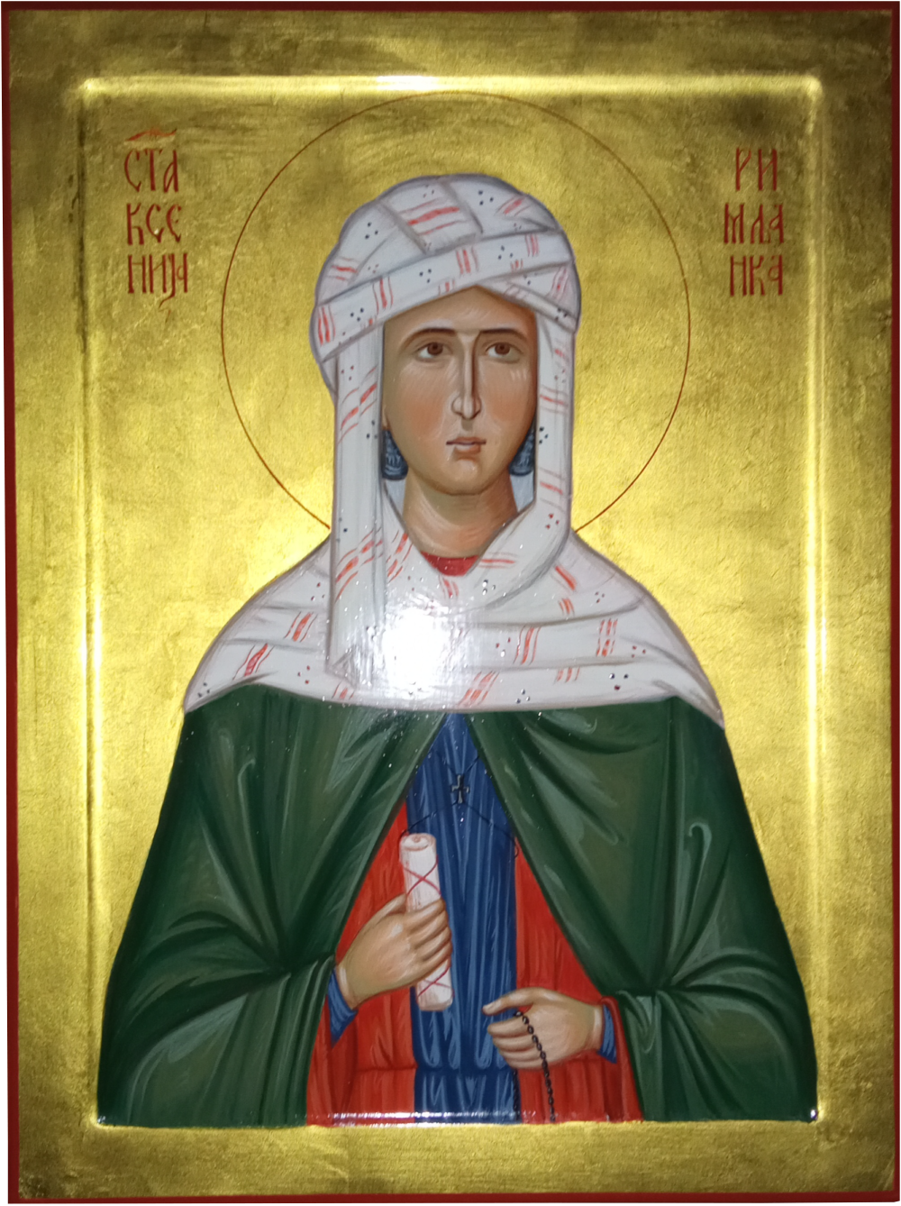 Icon of St Xenia of Rome