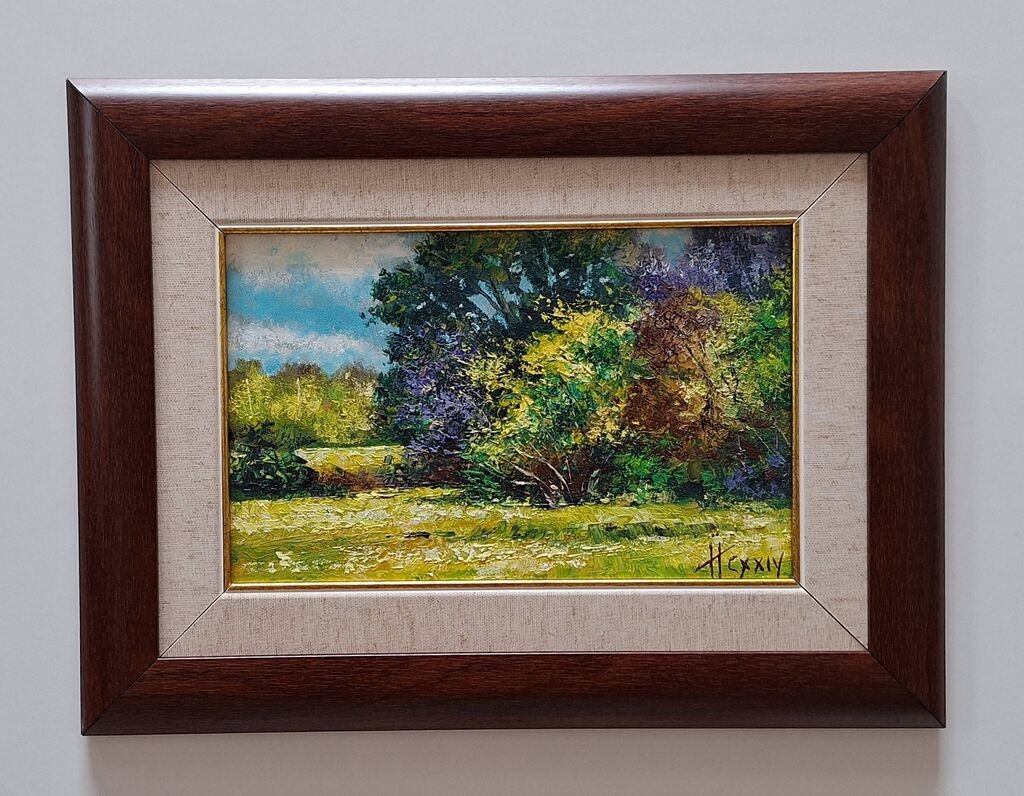 Oil on canvas - Landscape number three