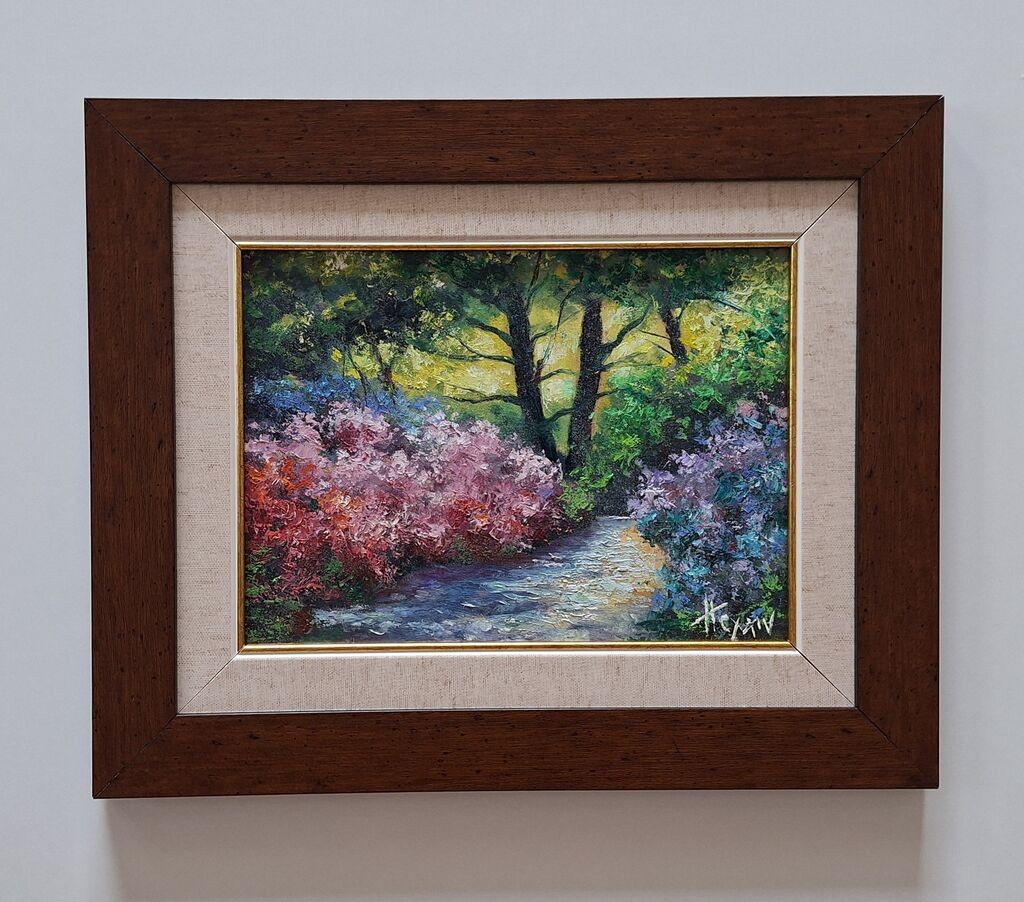 Oil on canvas - Landscape number four