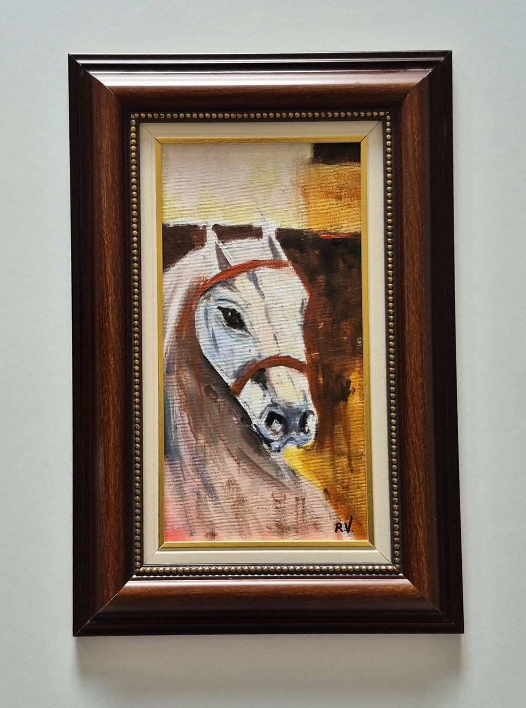 Oil on canvas - Horse 3, beautiful picture