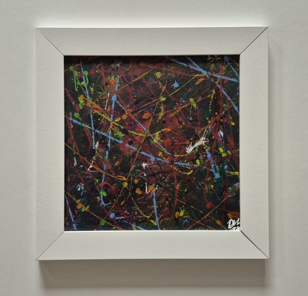 Abstraction - Number 1, acrylic on canvas
