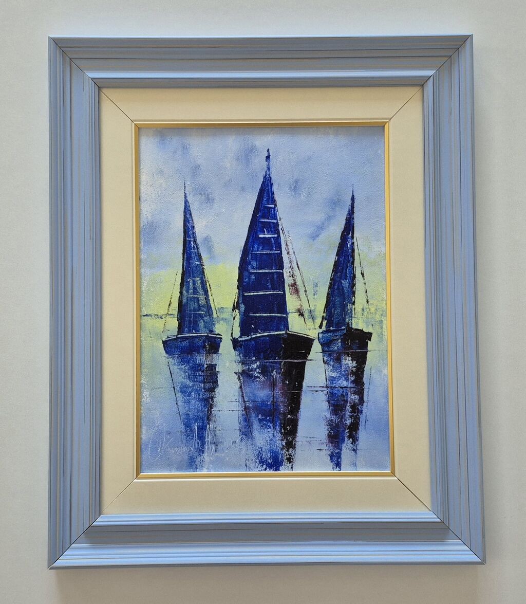Oil on canvas - On the sea 65, beautiful picture