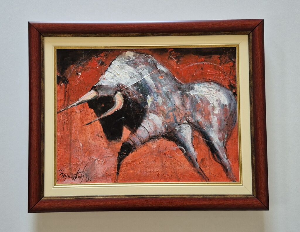 Oil on canvas - Taurus, beautiful picture