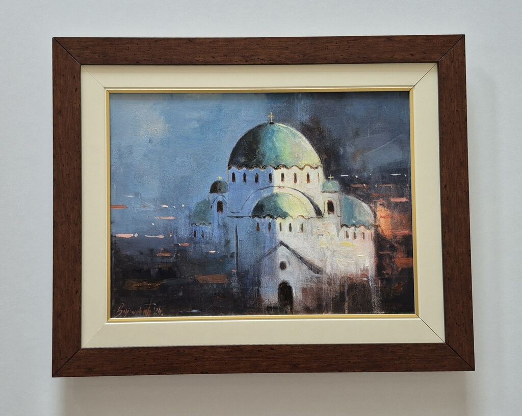 Oil on canvas - Church of St Save, beautiful picture