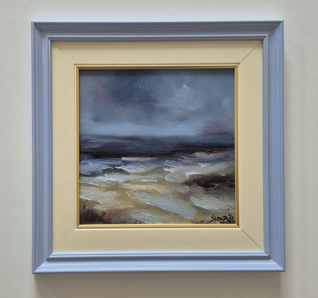 Oil on canvas - Storm at sea