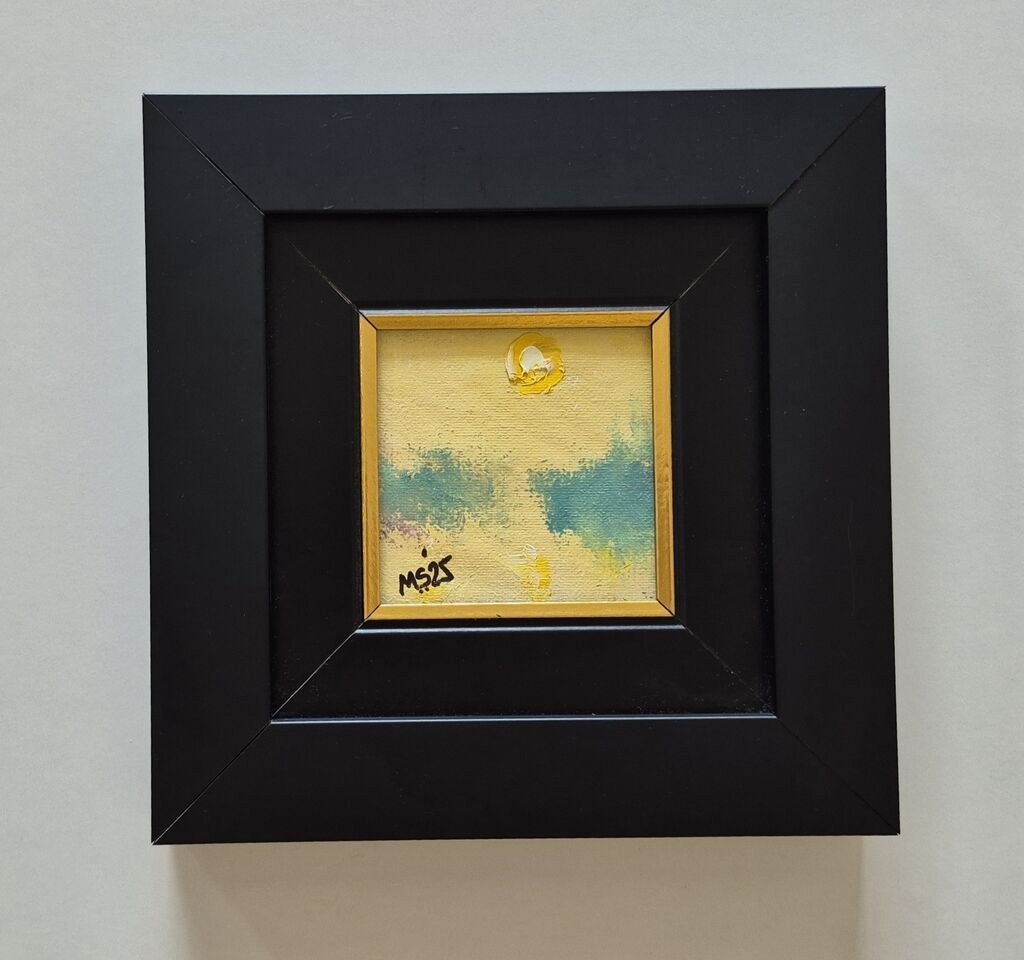 Oil on canvas - Twilight - Miniature