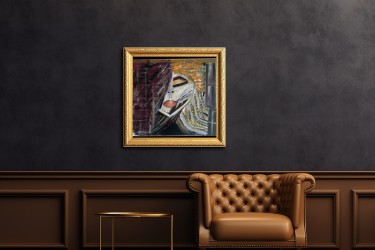 Woman Figure, painting Jelena Lukić