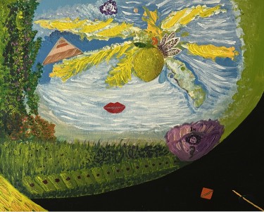 Flower and Lemon, painting Jelena Lukić