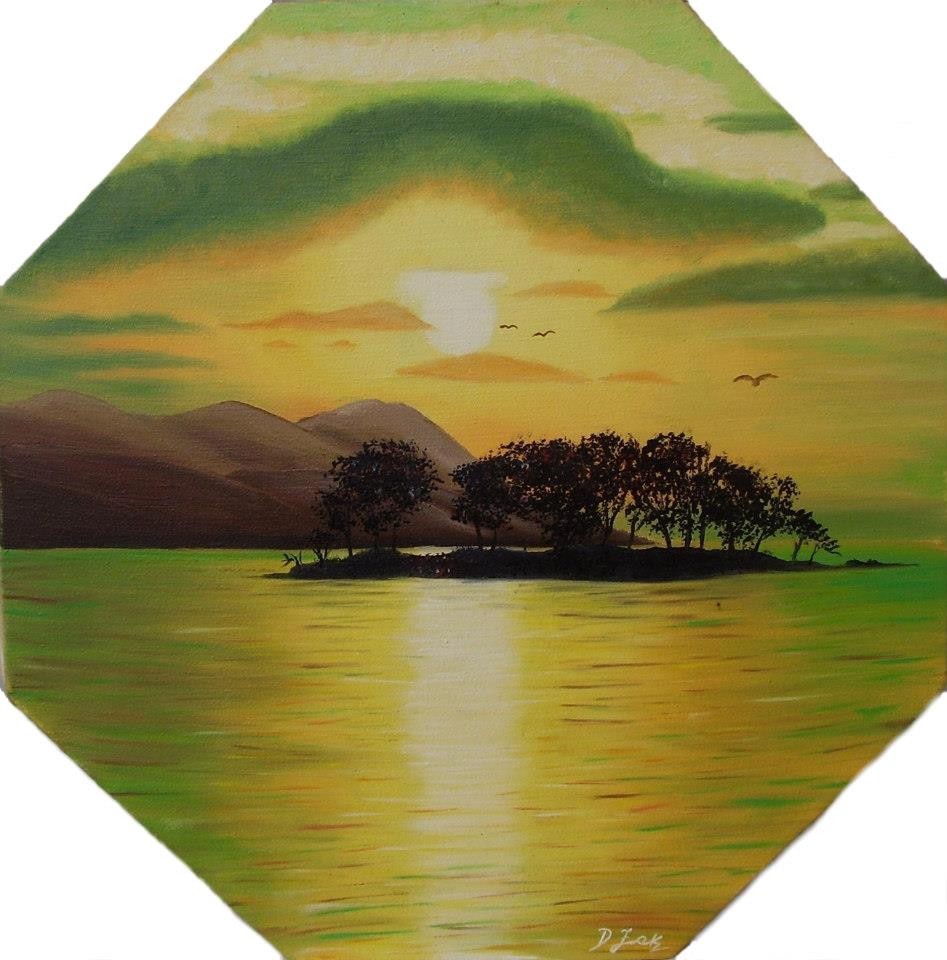 Sunset - island