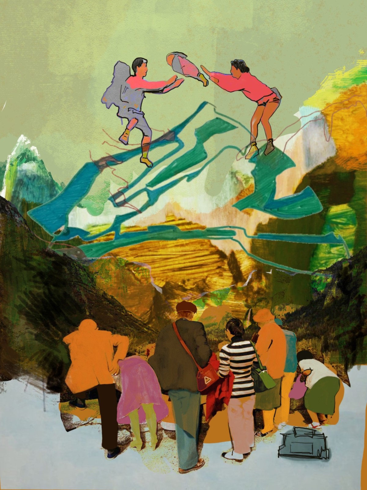 Sketch for the Tourists