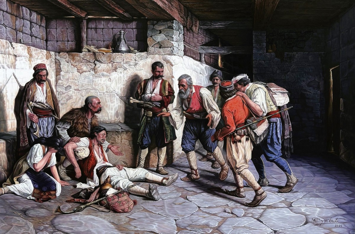 Reproduction of wounded montenegrin