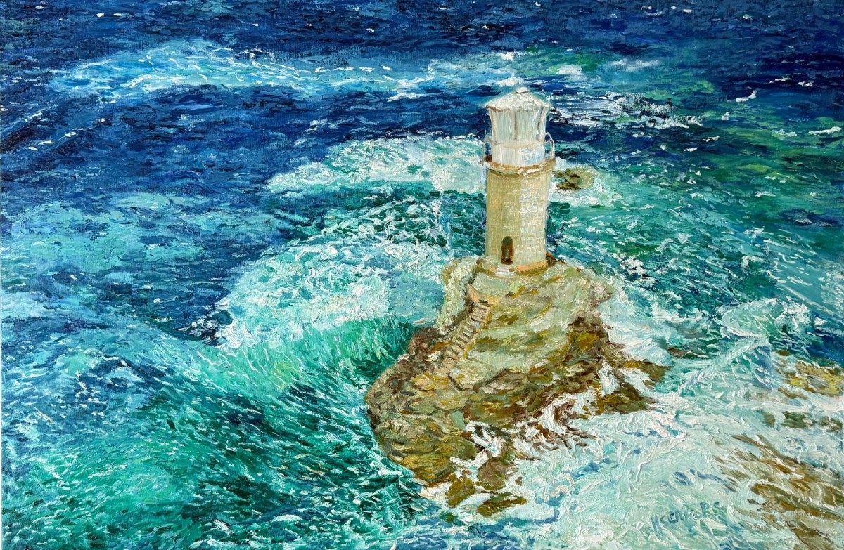 Turlitis Lighthouse in Greece