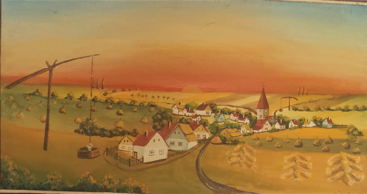 Shadoof in the village