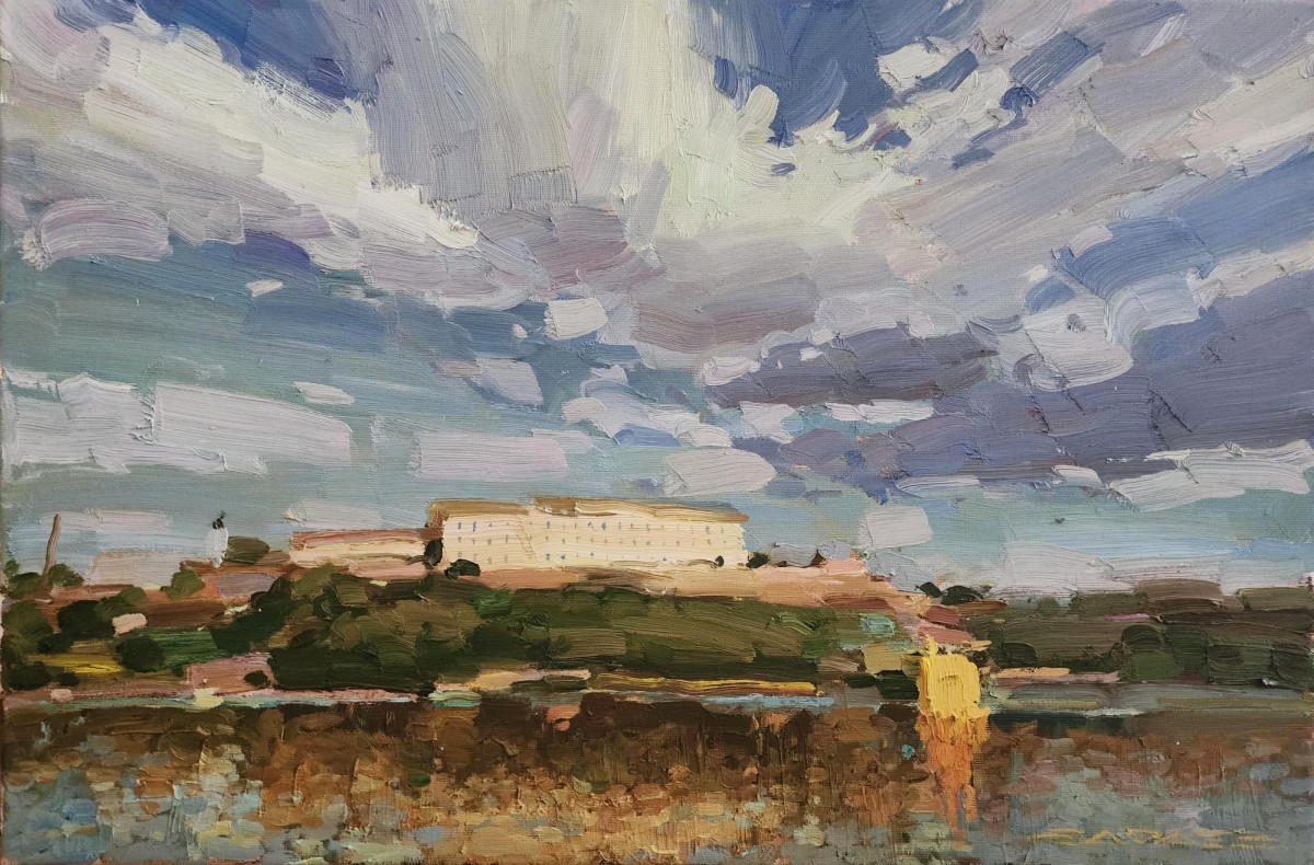 Clouds over the Petrovaradin Fortress