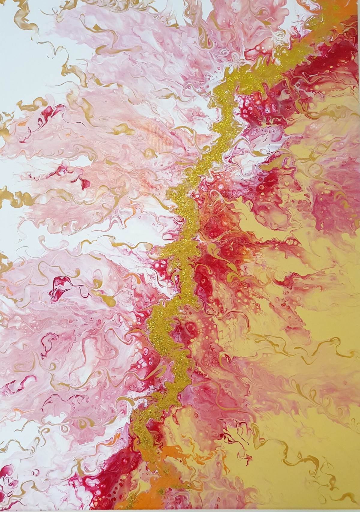Abstrakt Acrylic Pouring