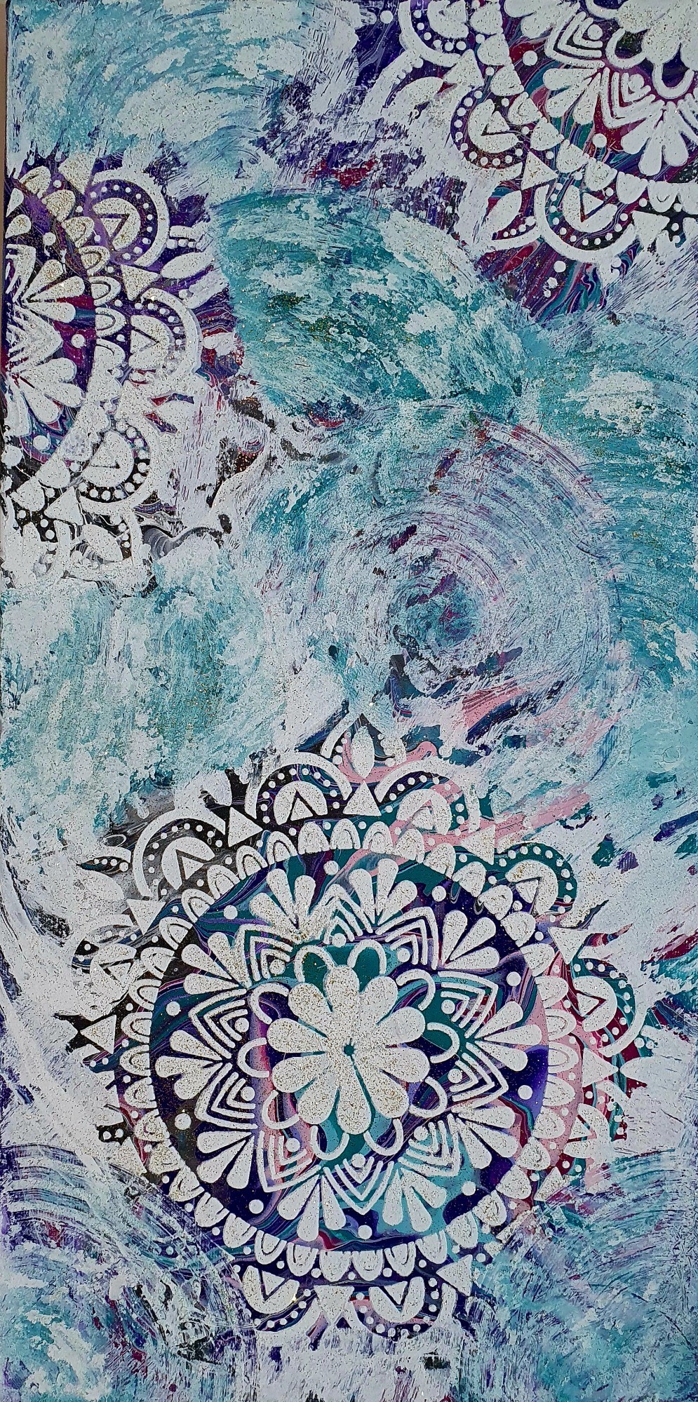Stencil Art-Travertine