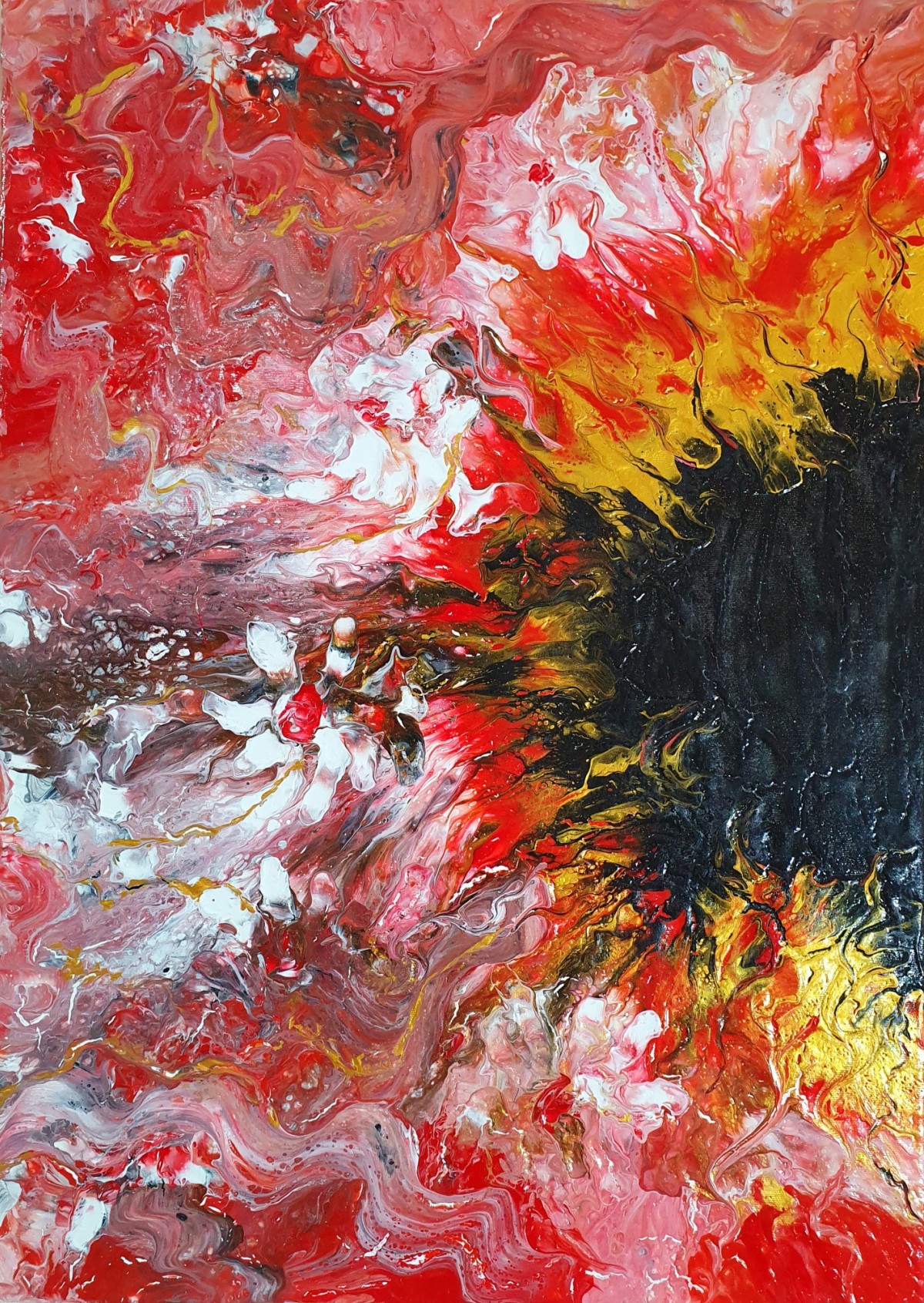 Abstrakt Acrylic Pouring