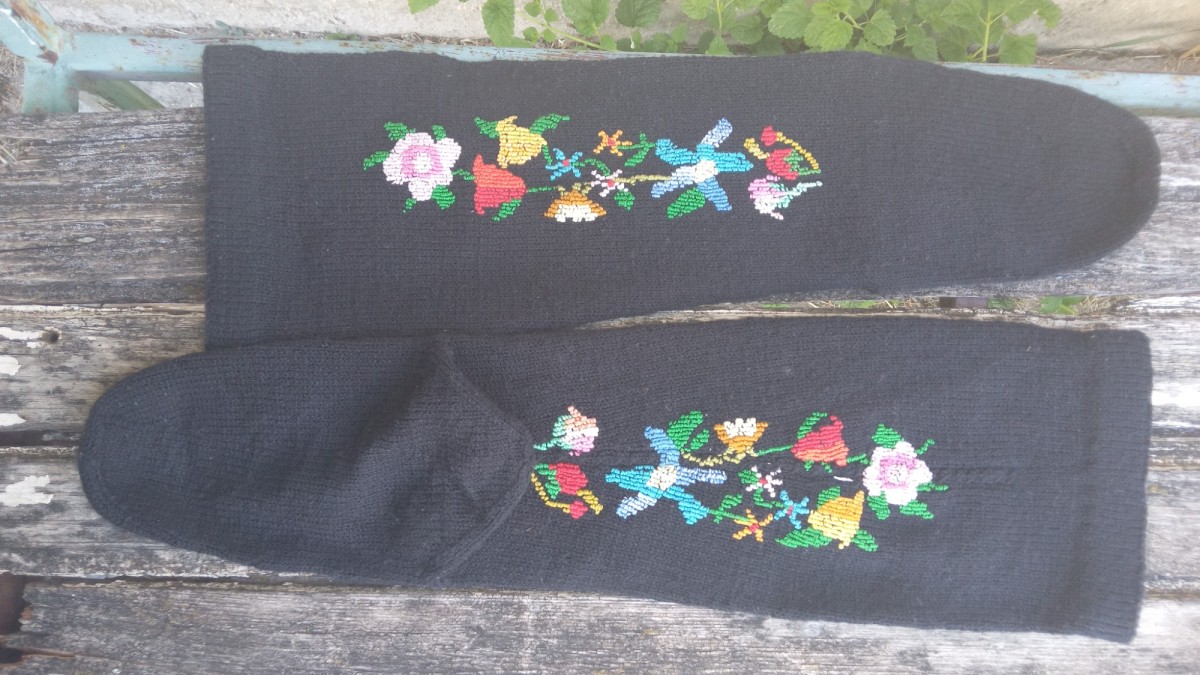 A pair of stocking for women
