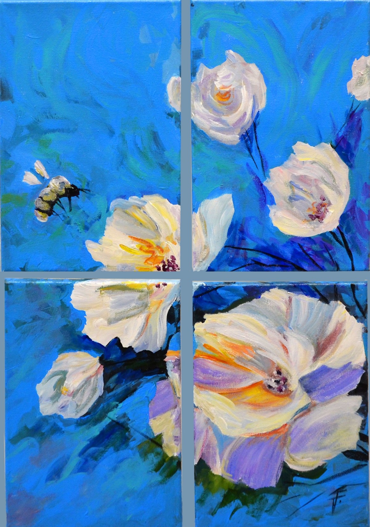 Multi-panel artwork- 4 panels