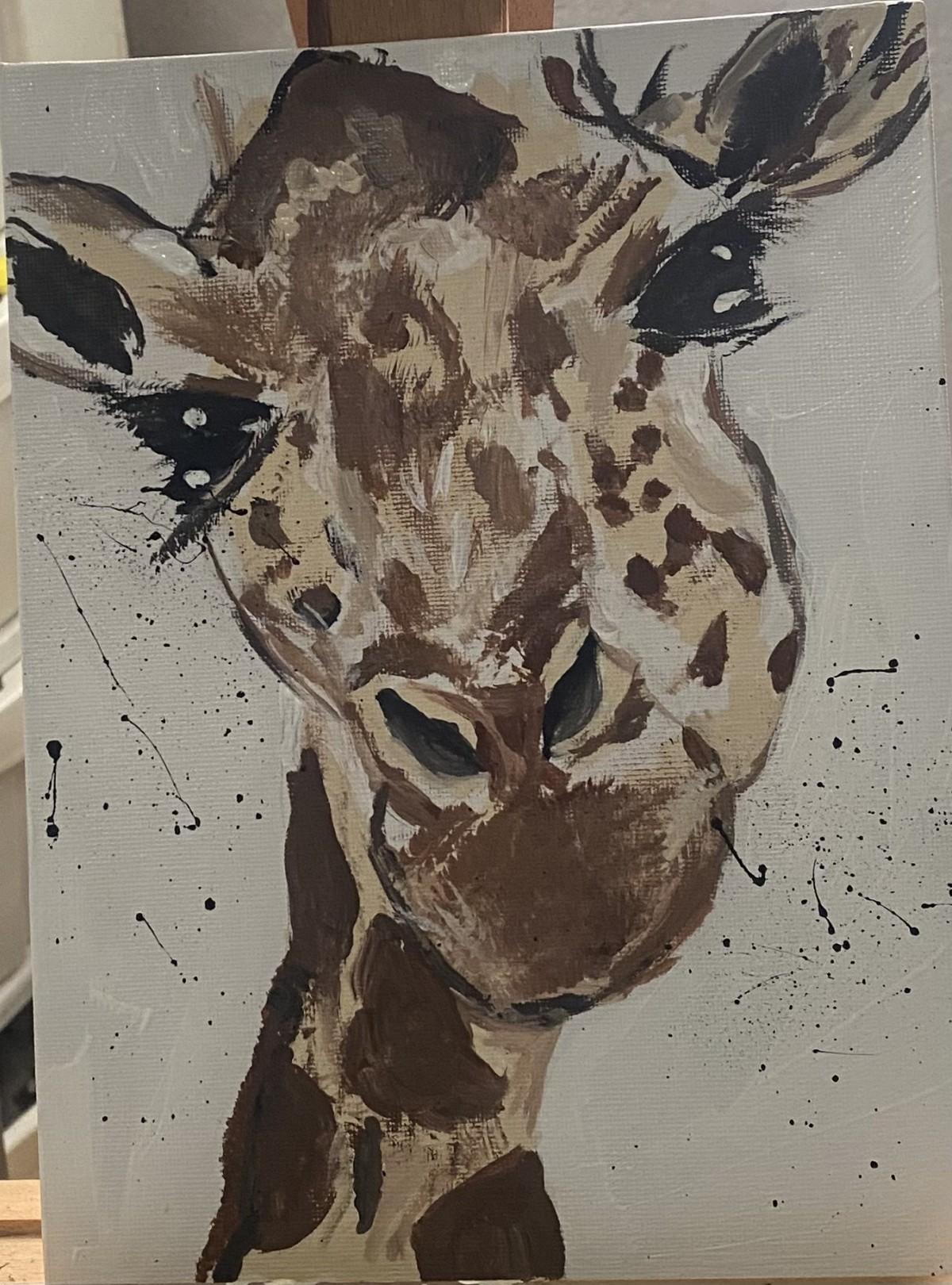 Giraffes Gaze - My First Step into Art
