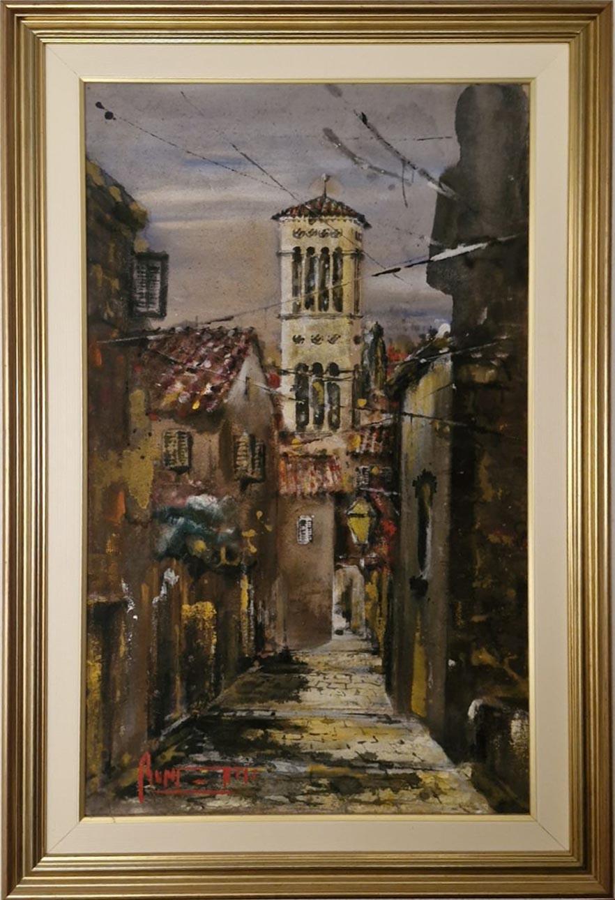 The street towards the Hvar Cathedral