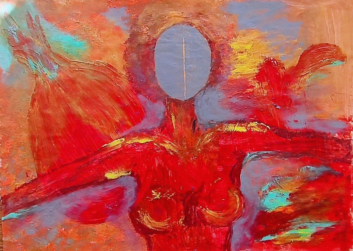 Girl with a mask