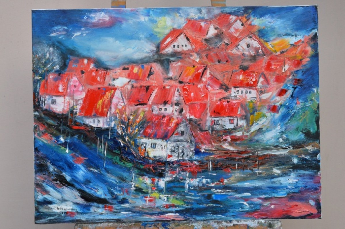 Village on the hill
