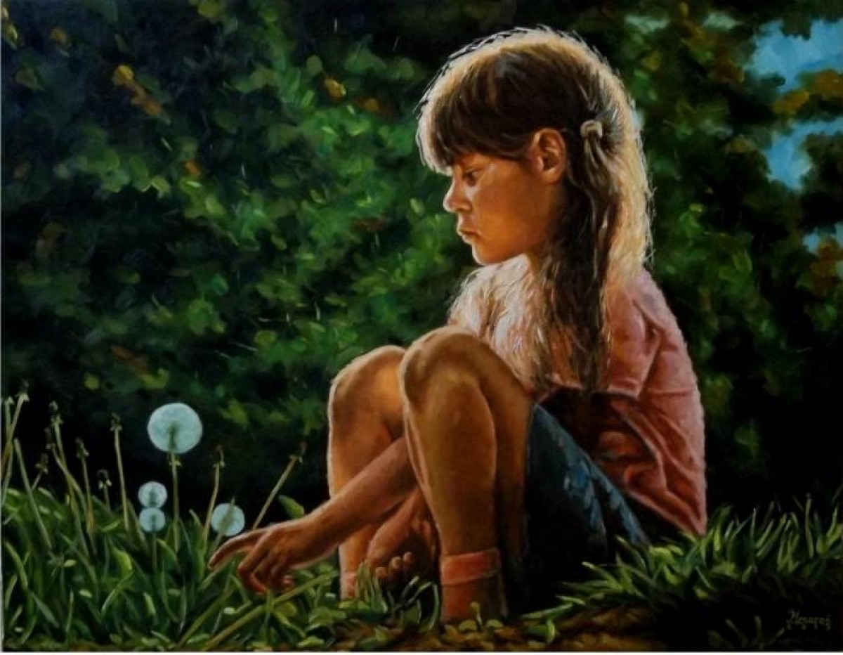 dandelions in May