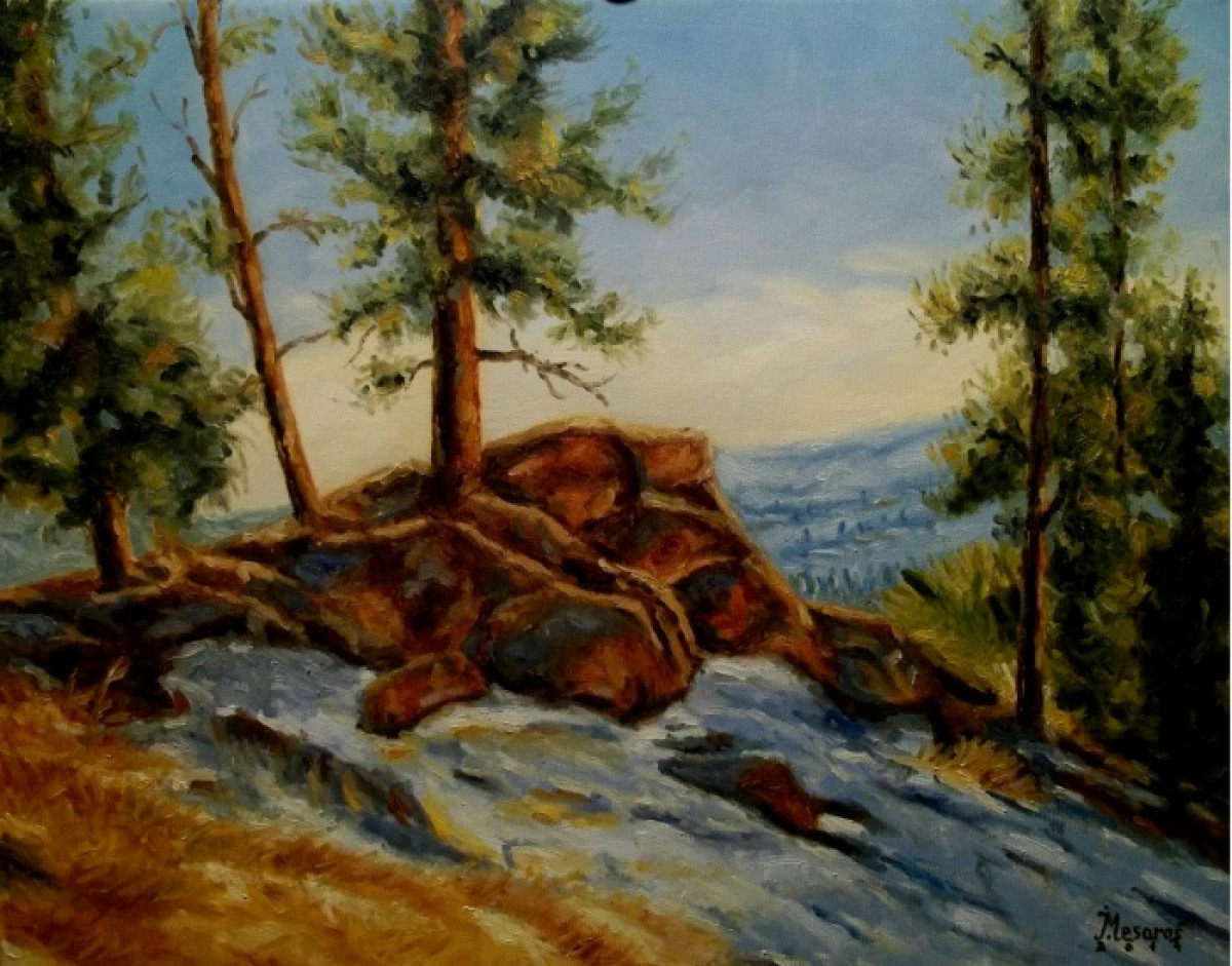 rock at the top