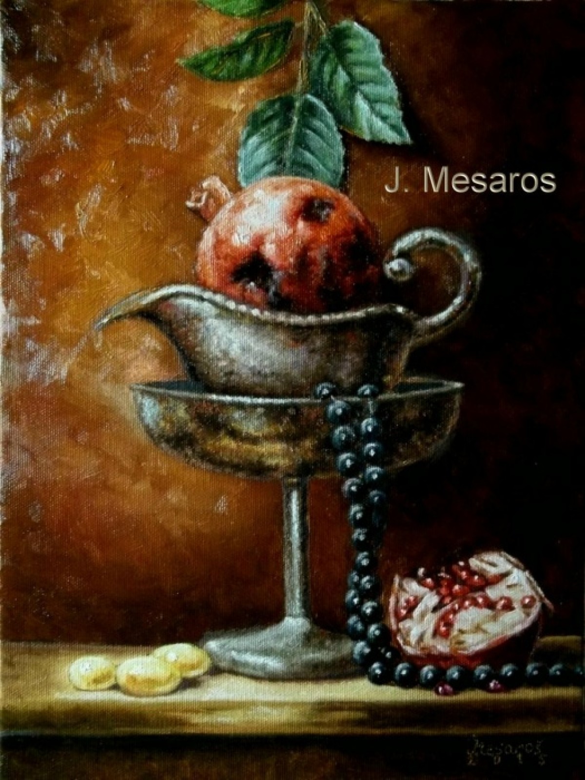 Still life with pomegranate