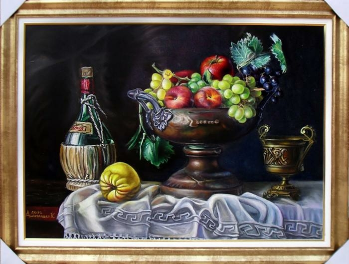 WINE AND FRUIT BASKET