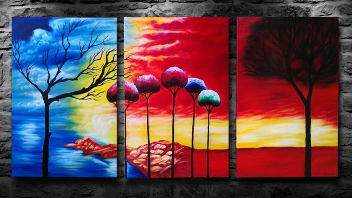 Cloudy Sky (triptych)